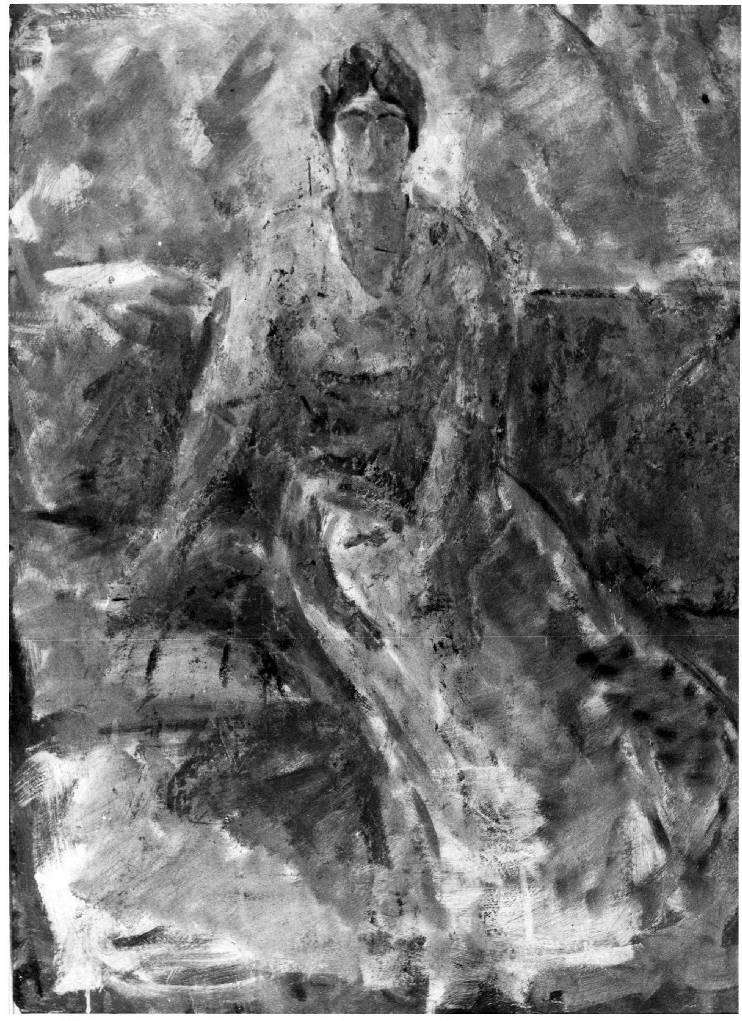 Signora sul sofà. Louise - Galleria d'Arte Moderna Palazzo Forti, Verona